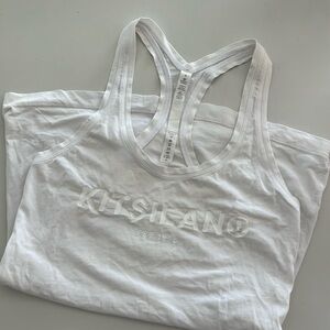 LULULEMON Kitsilano logo tank top size 6